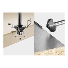 Festool Fresa per smusso S8 HW